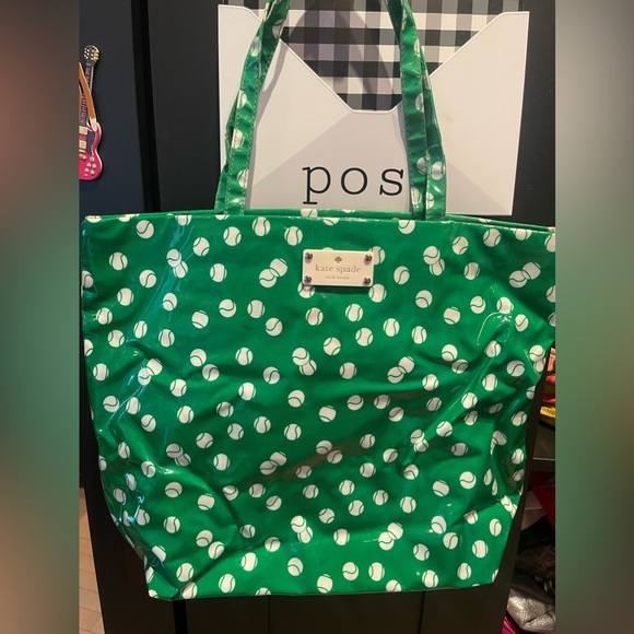 Kate Spade tennis ball RARE tote - Picture 1 of 4